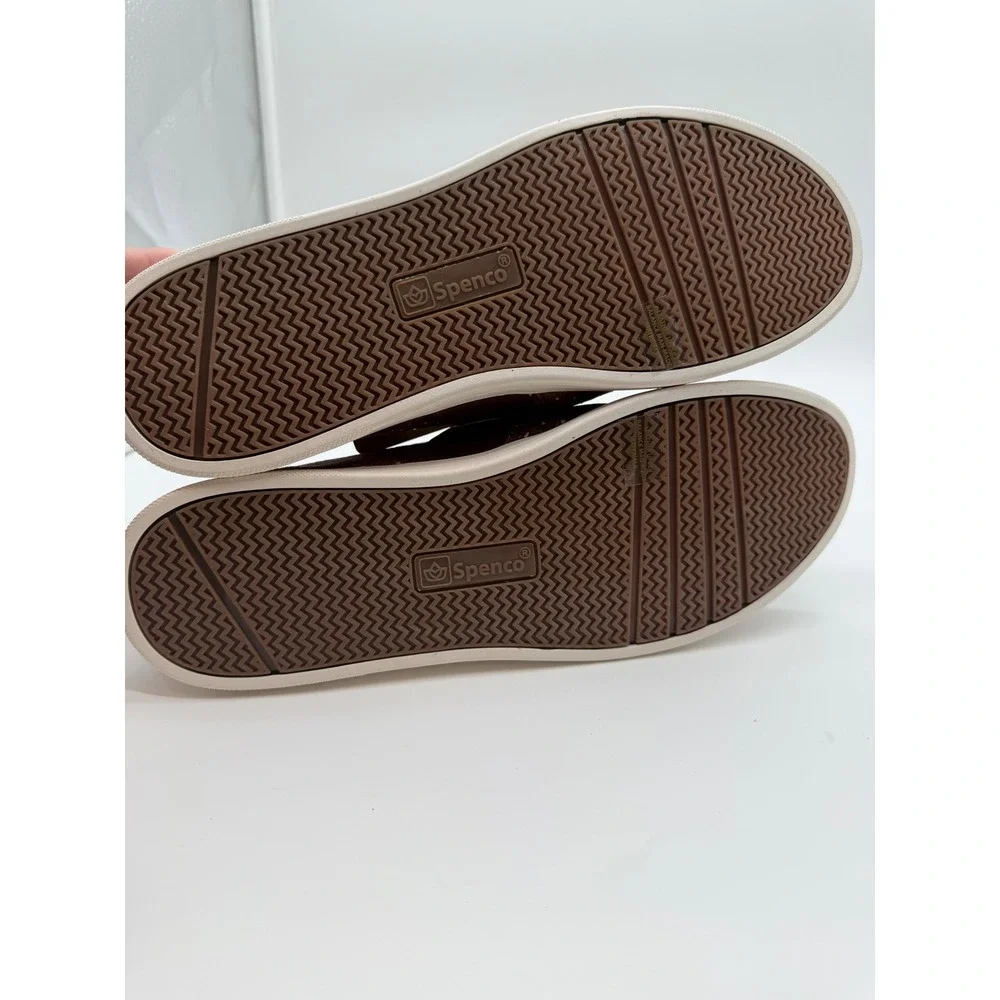 Spenco Santa Cruz Ostrich Burgundy Slip On Sneakers Womens 10B